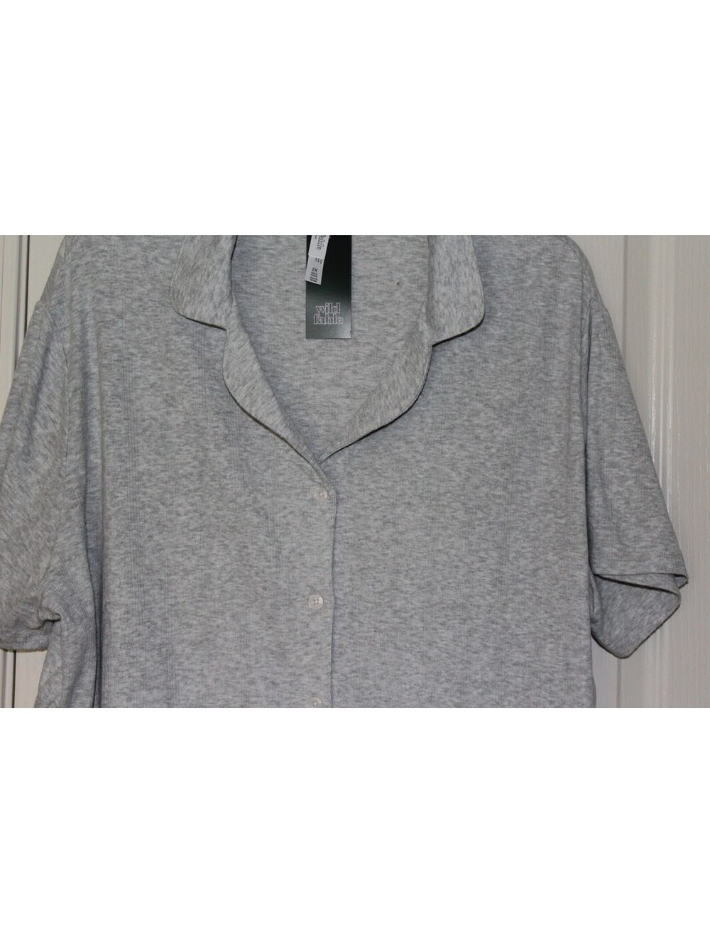 Wild and Fable 2 Piece Gray Pajama Short Set 0145
